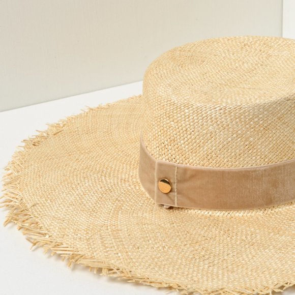 Lack of Color Aruba Fray Boater Hat - Size: L / Large / LG (59 CM) - Picture 3 of 8